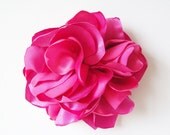 CUSTOM - Flower Brooch - Pink Peony Flower Brooch