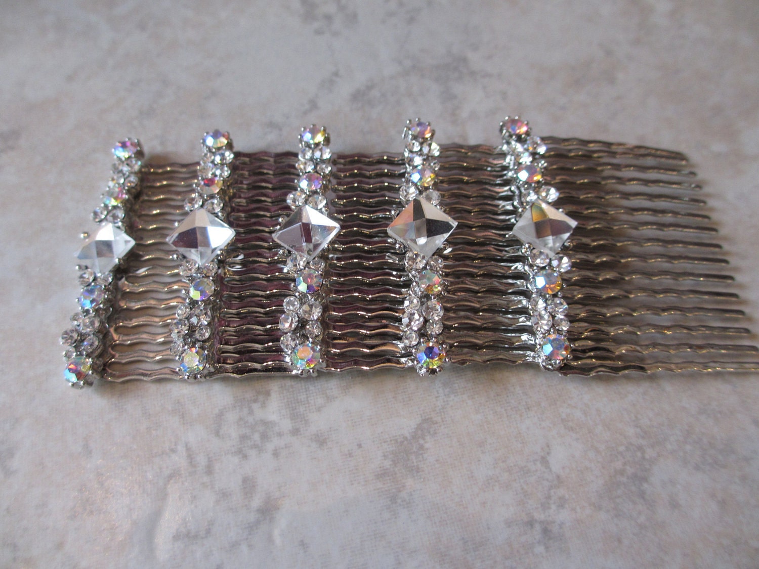 Art Deco Hair Combs - SOLD INDIVIDUALLY  Bridal, Wedding, Rhinestone, Vintage Inspired, Bridal Hair Accessories, Bridesmaid Gifts