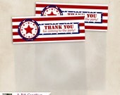 Graphic Design - Patriotic - 4th of July - Independence Day Party - Favor Bag Toppers - DIY Printable