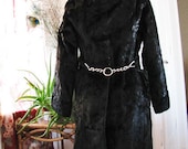 SALE - Vintage Fur PRINCESS Coat Twiggy - Boho MADMEN '60's Famous Designer - Treasury - Awesome Faux Fun