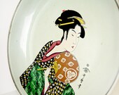 Japanese Geisha Plate/Wall Hanging