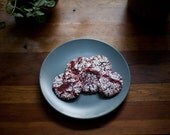12 Red Velvet Crinkle Cookies
