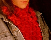 Crochet Red Neck Warmer