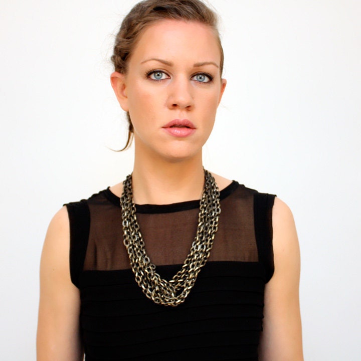 chunky chain necklace & choker // BEVOR aka the Mr. T