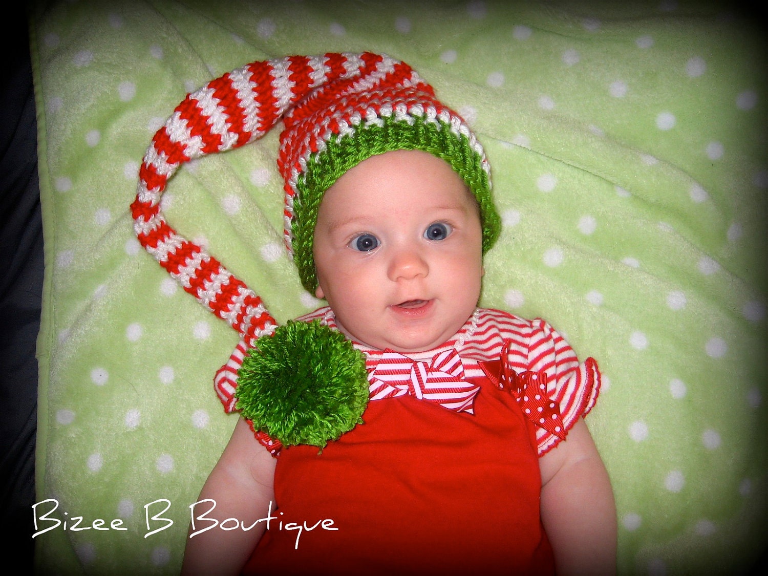 Instant Download - PDF Elf Hat PATTERN - permission to sell finished items - All sizes