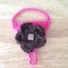 Instant Download - PDF Barefoot Sandals Crochet Pattern - 0 to 2T - Flower - Baby Sandals
