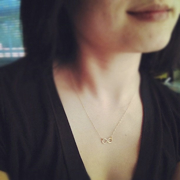 Handmade Gold Filled Infinity Necklace - Handmade - All Gold Filled - Everyday Jewelry