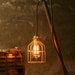 Lighting Lamp Hanging Light Lamp Cage Light Industrial Light Cool Gifts for Men Hanging Clamp Lamp