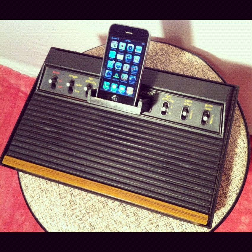 Recycled Atari 2600 Portable Media Audio Dock
