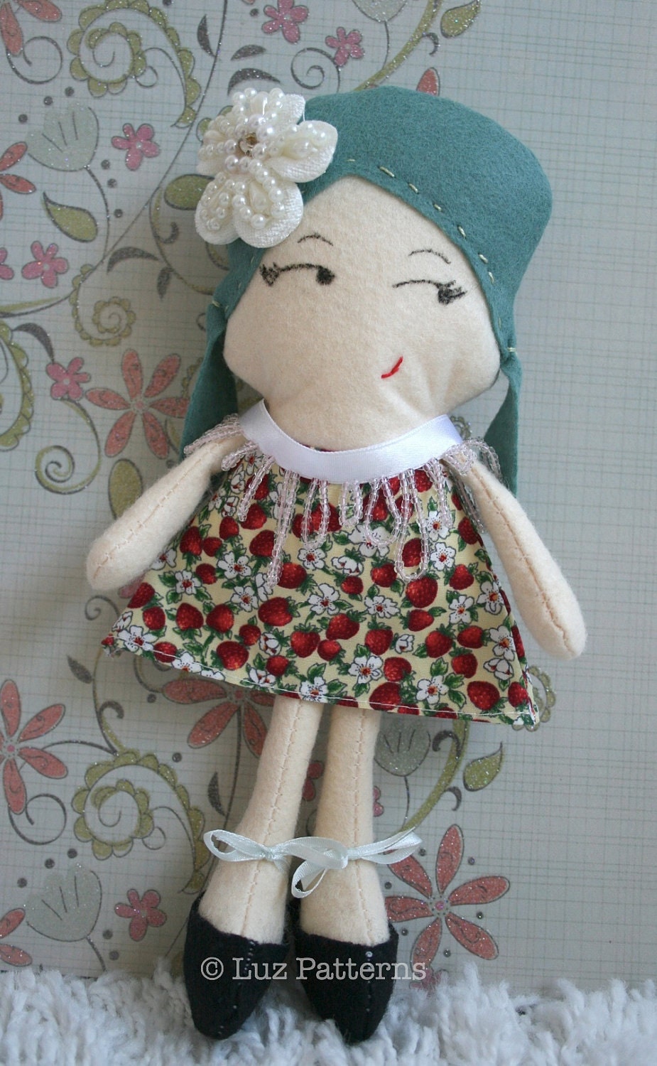 Sewing Doll Patterns sewing doll pattern girl doll pattern stuffed toy pattern cloth doll pattern (01)
