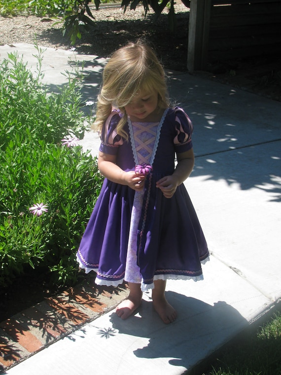 Tangled Rapunzel Dress - Size 2T-12