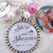 Personalized Wedding jewelry Color Photo Pendant, Anniversary Gift Bottle cap Necklace Keychain Bridal Jewelry Mother of Bride Wedding Gift