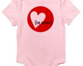 Love tshirt or onesie, "Be Loved" is perfect for Valentine's Day