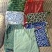 Fabric Christmas Bags Variety Set of 7