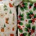 Fabric Christmas Bags Variety Set of 7