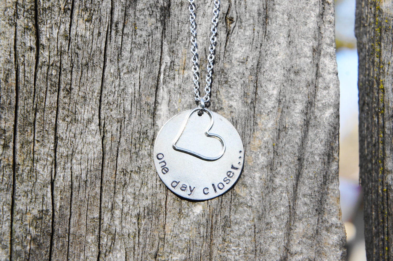 One day closer necklace. deployment jewelry. usaf army navy usaf uscg military