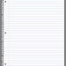 School Days Digital Scrapbooking Kit: Lines and Ledgers Plain and Simple Paper Pack