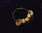 Circle and Gold Paparazzi Earrings