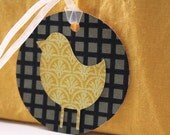 Round Birdie Gift Tags-Set of 3