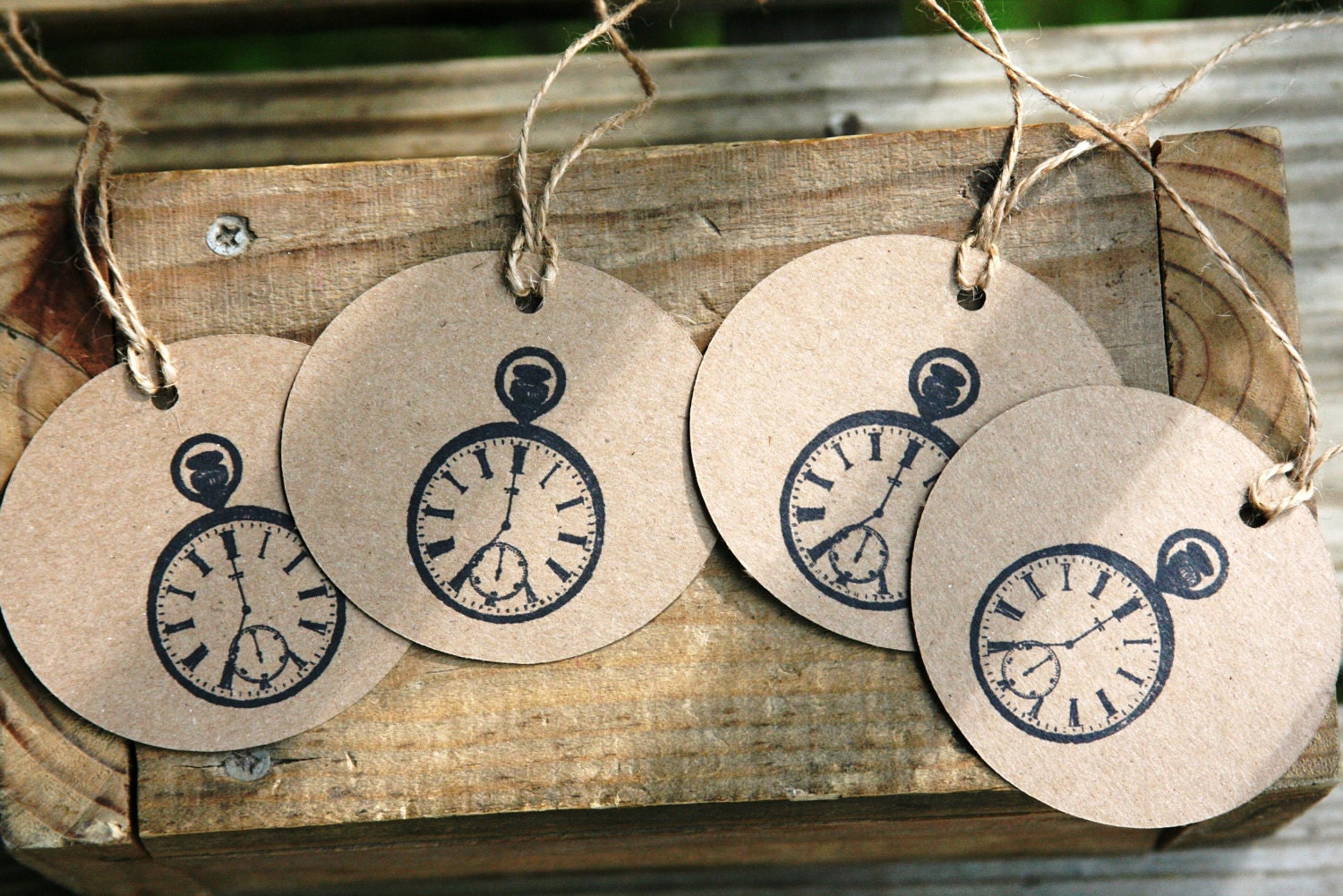 Clock Gift Tags-Set of 6