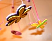 Best Baby Crib Mobile for Girls - Butterflies and Flowers