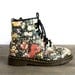 SALE Size 9 Floral Doc Marten's Boots 90's grunge