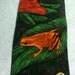 Vintage Mens Tie, World Wildlife Fund, Jaguar, Monkey, Frog, Hummingbird, Silk