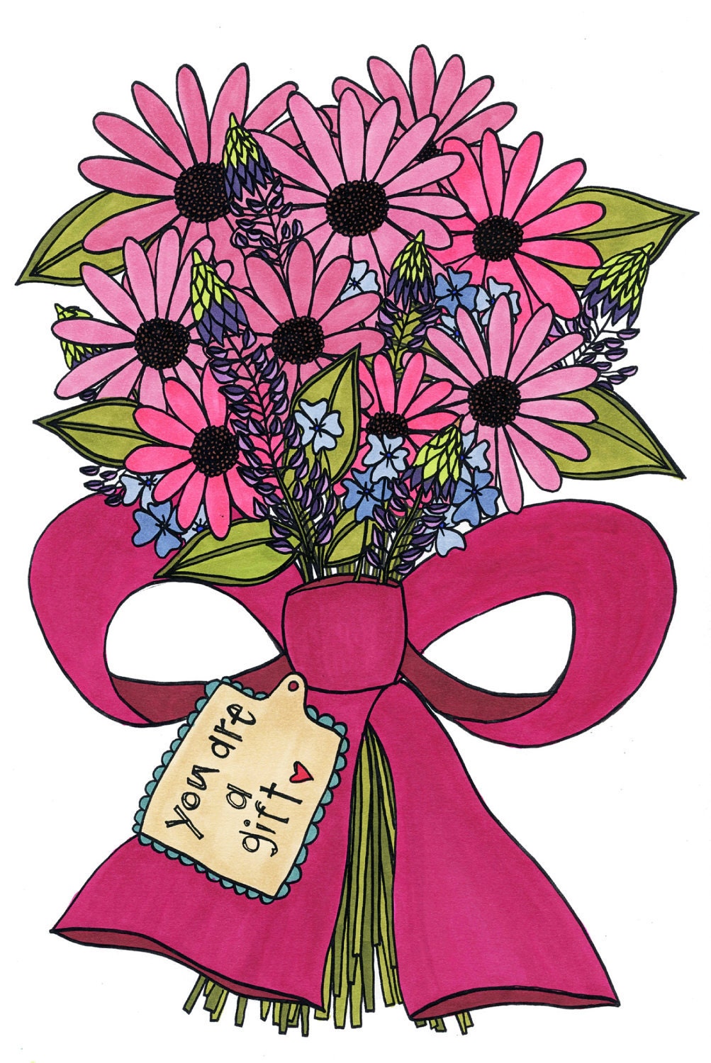 You Are A Gift - 8 x 10 Print