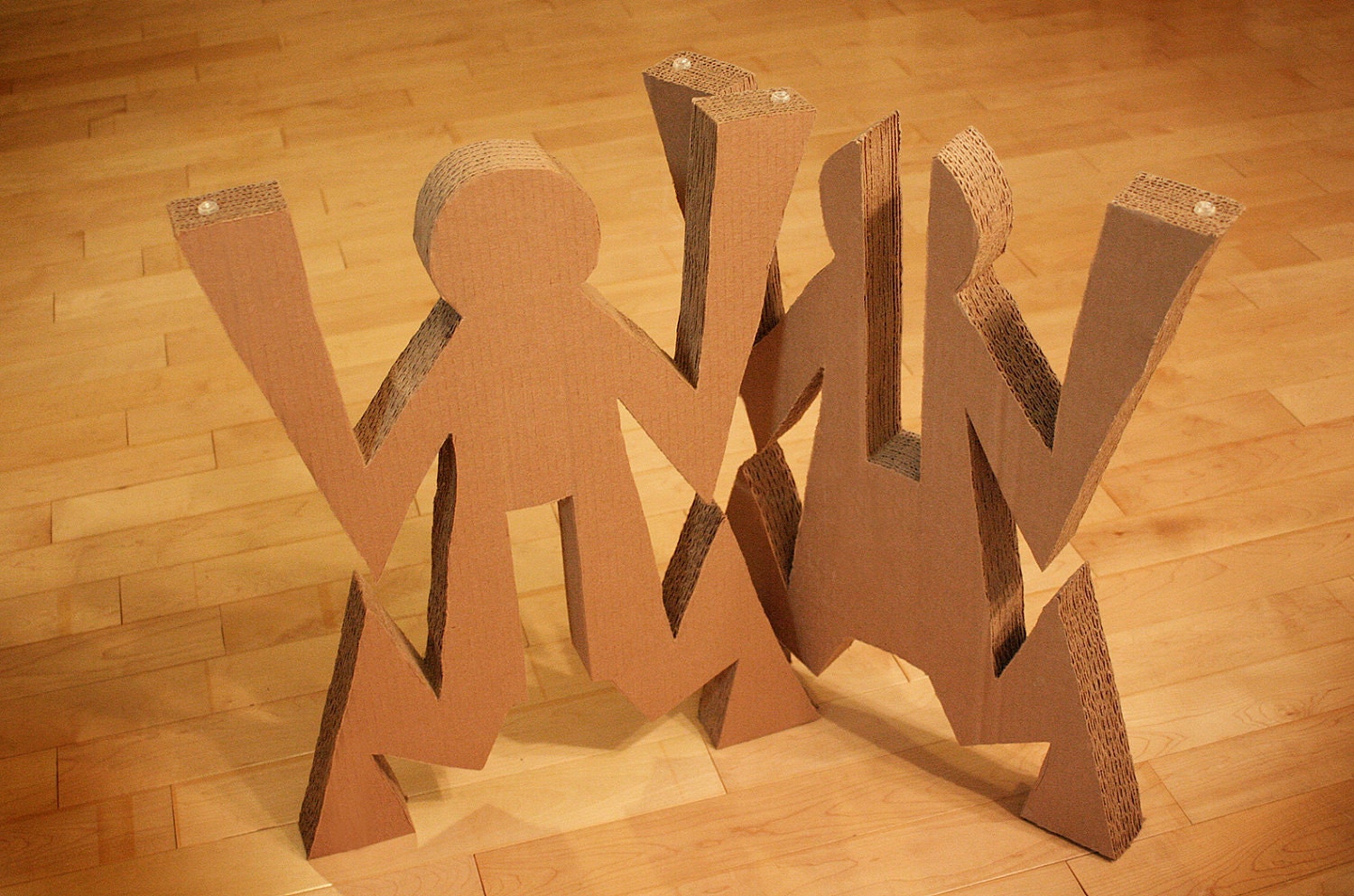 Cardboard Side Table - Human