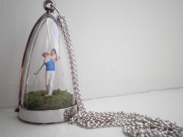 Great Swing - Miniature Diorama Necklace