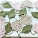 Wedding garland Christmas garland - Crochet flower garland - Wedding Birthday Party decoration Shabby chic Photo prop