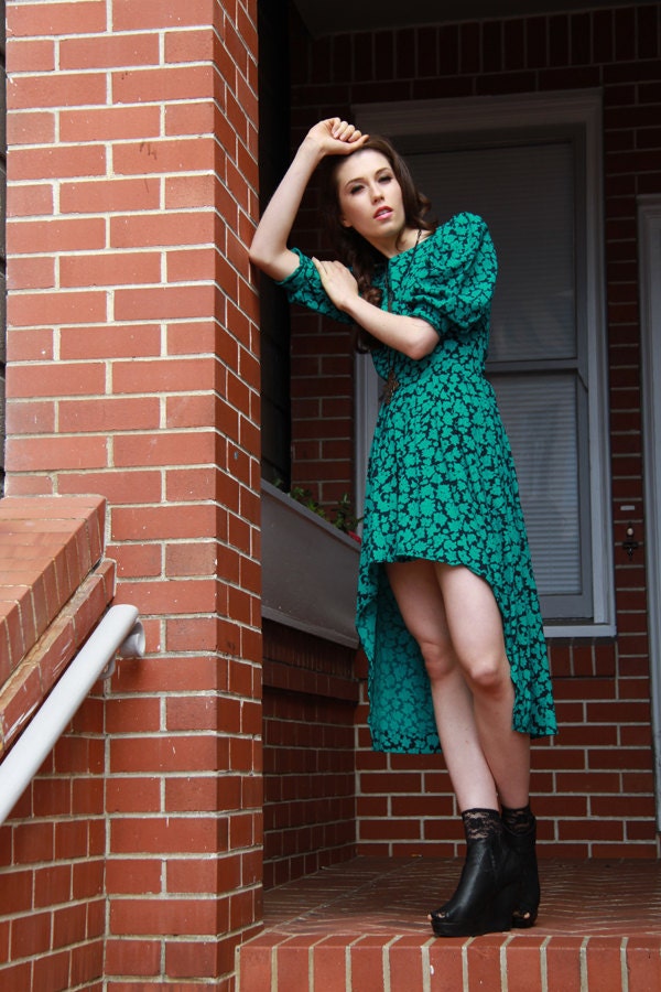 Upcycled Vintage Hi-Lo Vixen Party Dress