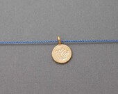 Silk String Lotus Wish Bracelet available in gold and silver