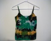 Tiedye spaghetti strap tank top