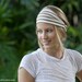 Tan Striped Satin Headwrap headband - turban hair wrap head covering head scarf head wrap (item no. HW2-19)