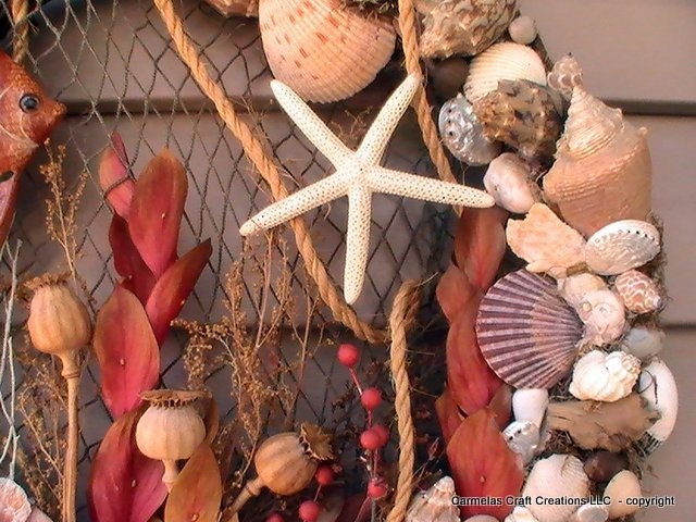 Angel Fish Beach Wreath