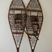 Industrial Decor, Antique Wooden Snowshoes, Northland Ski Manufacturing Company Snowshoes, Winter Travel Gear, Man Guy Husband GIft,