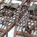 Industrial Decor, Antique Wooden Snowshoes, Northland Ski Manufacturing Company Snowshoes, Winter Travel Gear, Man Guy Husband GIft,