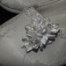 Brides Flats  Satin & lace Vegan Shoes trimmed with lace, pearls, and satin flowers cluster