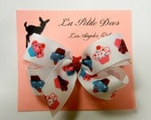 Sweet Cupcakes Classic Grosgrain Hair Bow