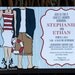 50 Couples Shower Invitations with Nautical Couple