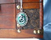 Harry Potter Slytherin Cameo Necklace