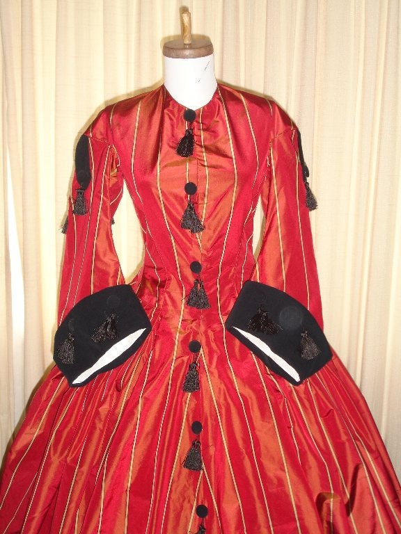 Civil War Reproduction Dress Gown - Made to Order