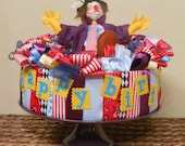 BIRTHDAY CENTERPIECE Table DECORATION Ribbon Annalee Clown