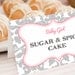 Pink and Grey Baby Shower Invitation - digital file
