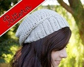 Crocheted Classic / Slouchy / Baggy Beanie Adult Pattern PDF