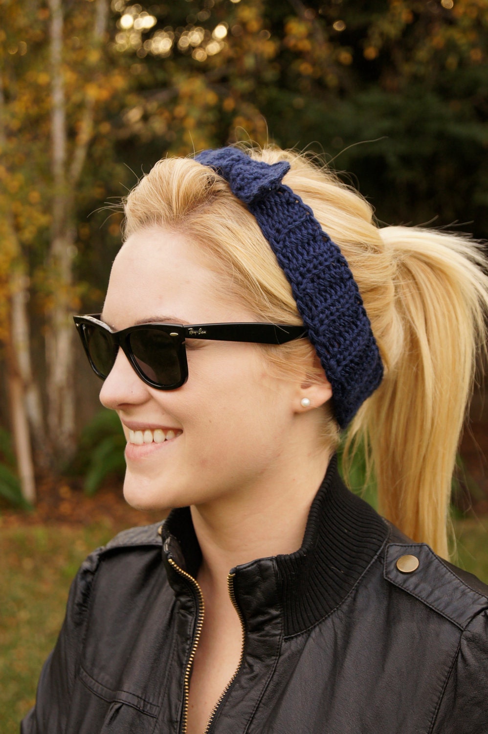 Crocheted Rosie the Riveter WWII Headband