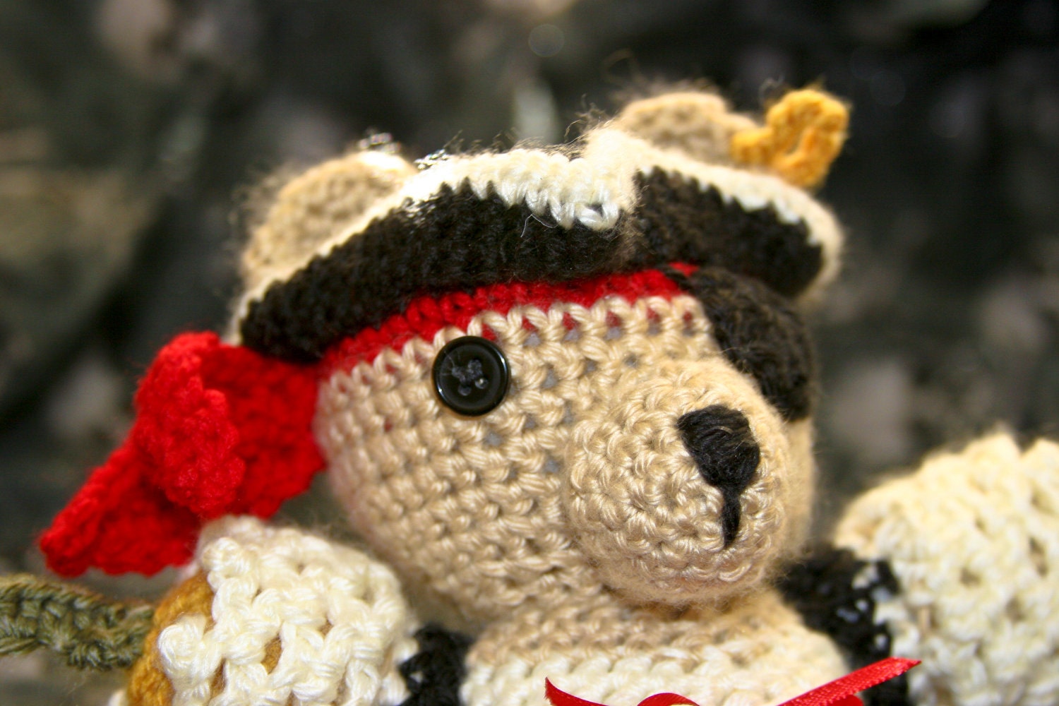 Pretty Pirate Wench Bear - Amigurumi Crochet Pattern