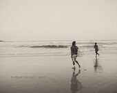 sunset surf, blank card 10x15cm photo card premium textured cardstock