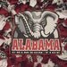 14" Alabama Crimson Tide Fabric Wreath